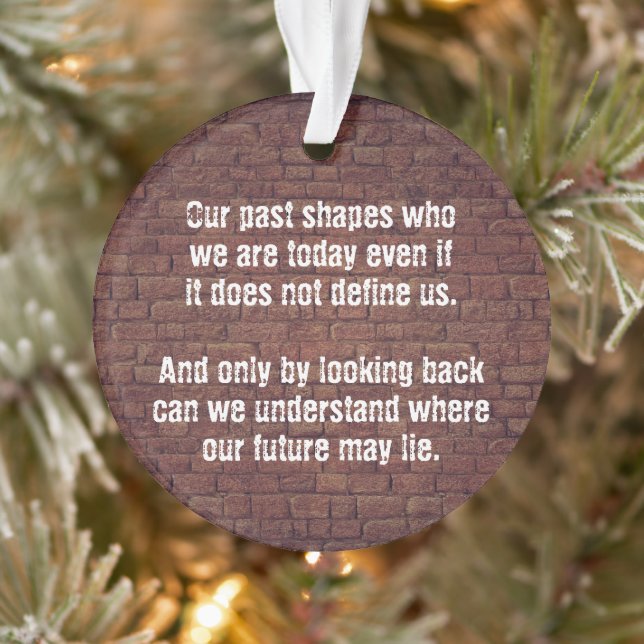 Unser Zitat aus der Vergangenheit Ornament (Baum)