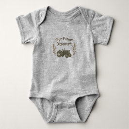 Unser zukünftiger Bauer | Rustikaler Baby Bodysuit Baby Strampler