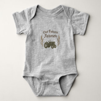Unser zukünftiger Bauer | Rustikaler Baby Bodysuit Strampler