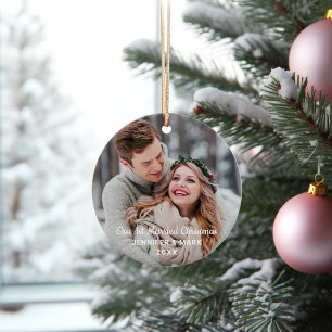 Unsere 1. verheiratete Weihnachten Moderne Hochzei Ornament