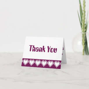 Unsere 8-Bit-Herzen im Wein Dankeschön-Karte Dankeskarte