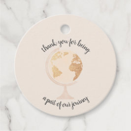 Unsere Adventure World Globe Map Travel Gold Weddi Geschenkanhänger