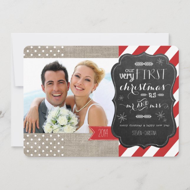Unsere allerersten Weihnachten als Mr. und Mrs. (Vorderseite)