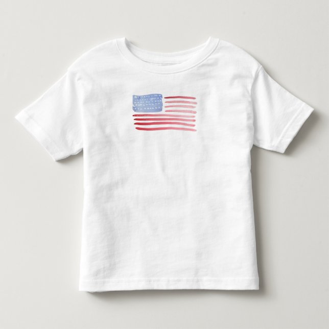Unsere amerikanische Flagge Kleinkind T-shirt (Vorderseite)