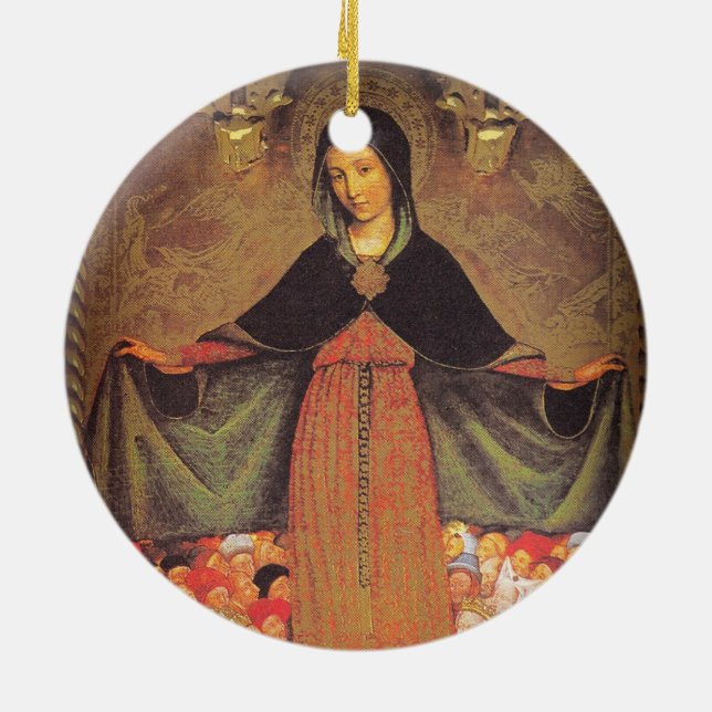 unsere Barmherzigkeit Keramik Ornament (Hinten)
