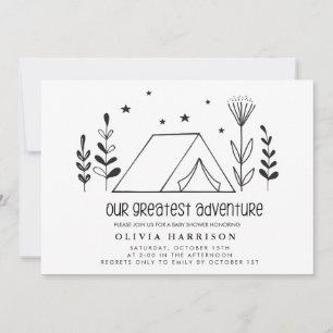 Unsere Beste Adventure Baby-Dusche Einladung