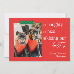 Unsere beste EDITABLE FARBEN Weihnachtskarte Feiertagskarte
