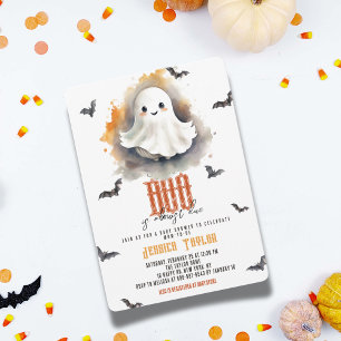 Unsere Boo fast fällig Geist Halloween Baby-Party Einladung