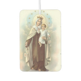 Unsere Dame am Berg Carmel mit dem Baby Jesus Autolufterfrischer