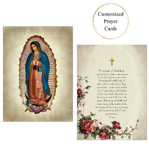 Unsere Dame aus Guadalupe, römisch-katholische Geb Platzkarte