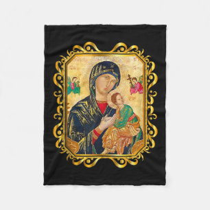 Unsere Dame der ewigen Hilfe, gesegnete Mutter Mar Fleecedecke
