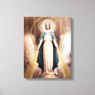 Unsere Dame der Gnade-Ehrfurcht-Image. Leinwanddruck