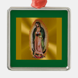 Unsere Dame der Guadalupe-Weihnachtsverzierung Ornament Aus Metall