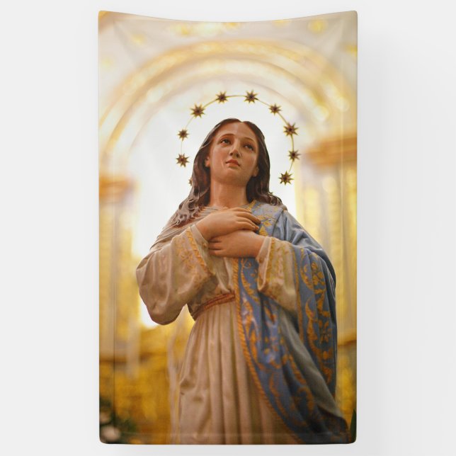 Unsere Dame der Konzeption Banner (Vertikal)