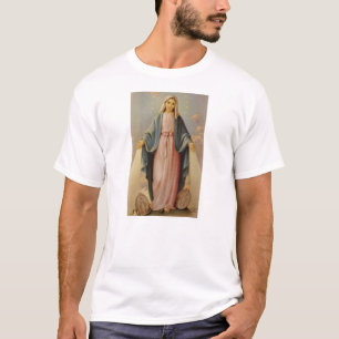 Unsere Dame der Rosenbeet gesegneten Mutter Mary T-Shirt