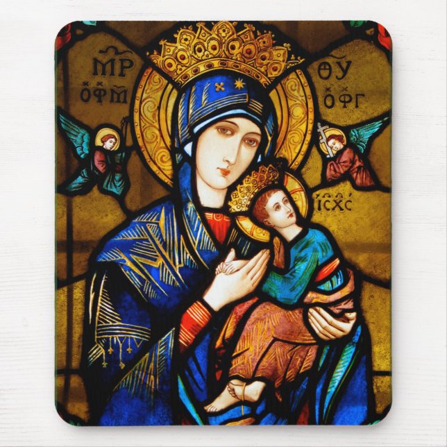 unsere Dame der ständigen Hilfe Mousepad (Vorne)
