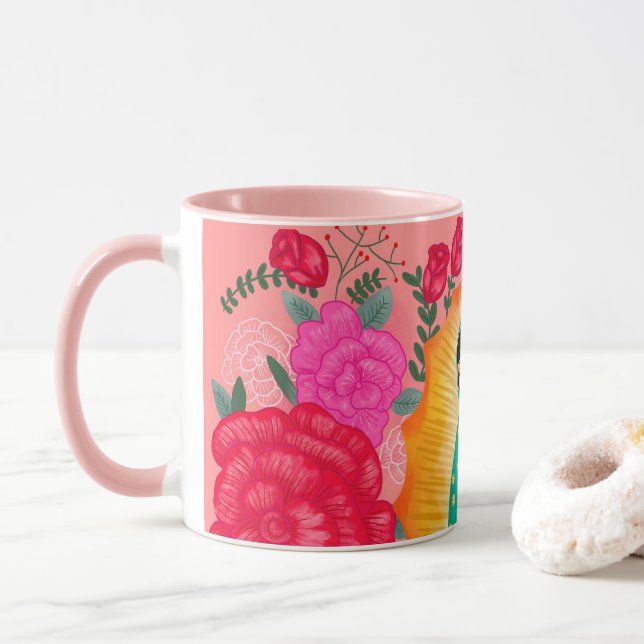 Unsere Dame der Tasse Guadalupe (Mit Donut)
