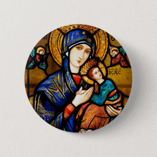 unsere Dame der unaufhörlichen Hilfe Button