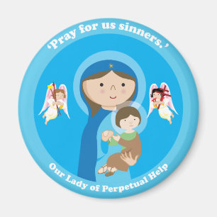 Unsere Dame der unaufhörlichen Hilfe Magnet