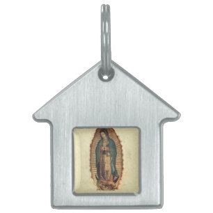 Unsere Dame des Guadalupe-Schutz-Haustier-Umbaus Tiermarke