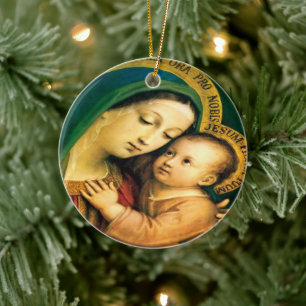 Unsere Dame des guten Rechtsbeistands von Litany L Keramik Ornament