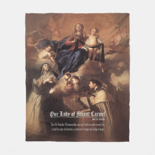 Unsere Dame des Karmel-Gebets Fleecedecke