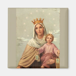 Unsere Dame des Skulpturen mit dem Jungen Jesus Magnet