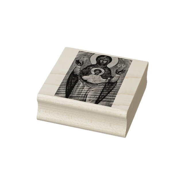 Unsere Dame des Zeichens Gummistempel (Stempel)
