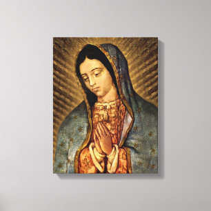 Unsere Dame Devotional Bildes Guadalupes Leinwanddruck