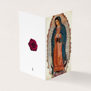 Unsere Dame Guadalupe Beileid Danke, Karten