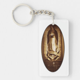 Unsere Dame Guadalupe Conejos Colorado Schlüsselanhänger