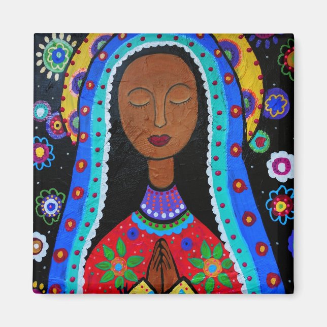 Unsere Dame Guadalupe Magnet (Vorne)