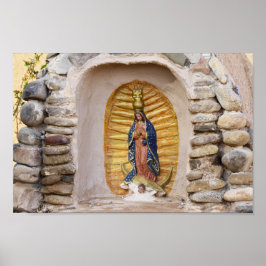 Unsere Dame Guadalupe, Ranchos De Taos, New Mexico Poster