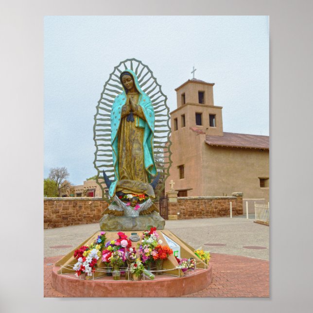 Unsere Dame Guadalupe Shrine, Santa Fe, New Mexico Poster (Vorne)