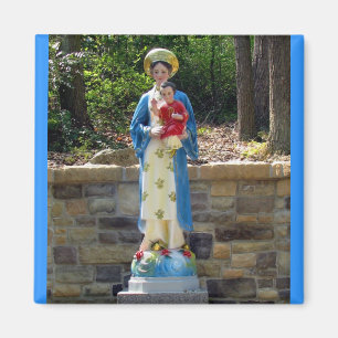Unsere Dame La Vang quadratischen Magneten Magnet