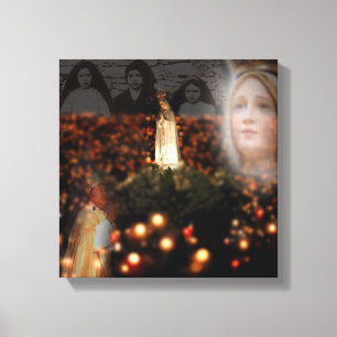 UNSERE DAME OF FATIMA LEINWANDDRUCK