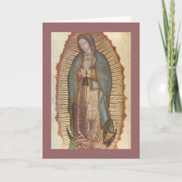 UNSERE DAME OF GUADALUPE KARTE