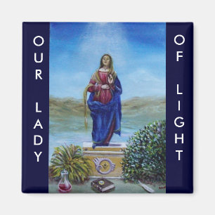 UNSERE DAME OF LIGHT Madonna der Unbefleckter Magnet