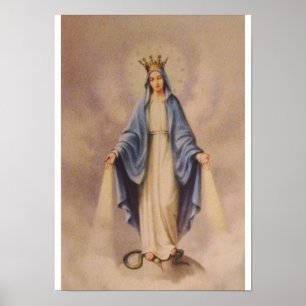 Unsere Dame Queen des Himmels Poster