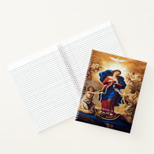 Unsere Dame Undoer des Gebets der Knochen Notizbuch