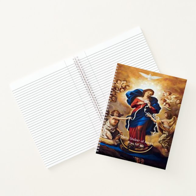 Unsere Dame Undoer des Gebets der Knochen Notizbuch (Innenseite)