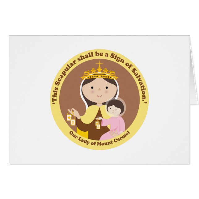 Unsere Dame vom Karmel (Vorderseite (Horizontal))