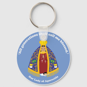 Unsere Dame von Aparecida Schlüsselanhänger