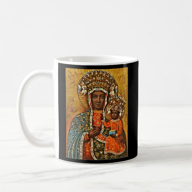 Unsere Dame von Czestochowa Kaffeetasse (Links)