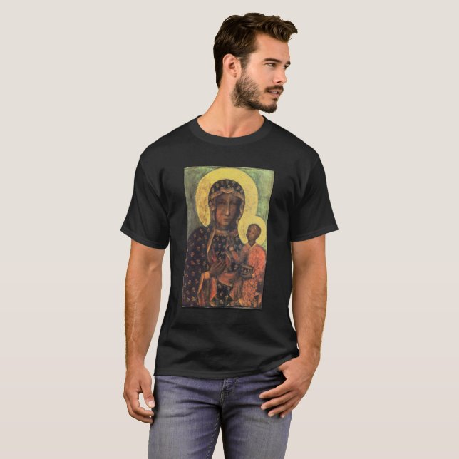 Unsere Dame von Czestochowa T-Shirt (Vorne ganz)