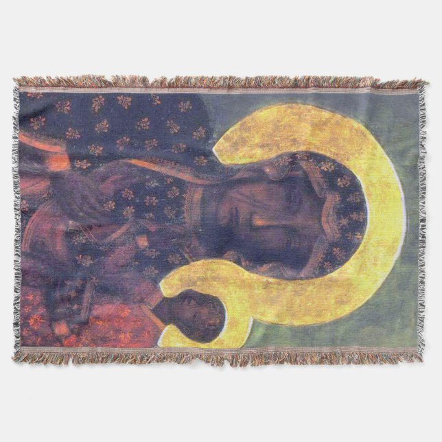 Unsere Dame von CzestochowaJungfrau Maria Ikone Bl Decke (Vorderseite)