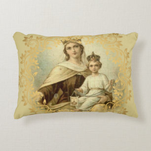 Unsere Dame von das Karmel-Baby Jesus Zierkissen