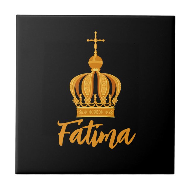 Unsere Dame von Fatima Fliese (Vorderseite)