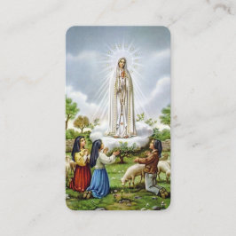 Unsere Dame von Fatima - Karte "Opfert das Gebet"