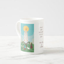 Unsere Dame von Fatima und die drei Hirten